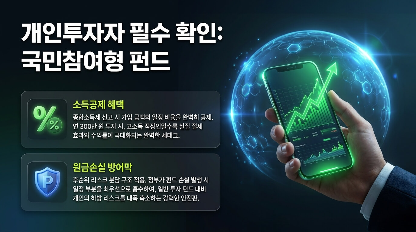 국민참여형 펀드 가입 조건과 소득공제 혜택