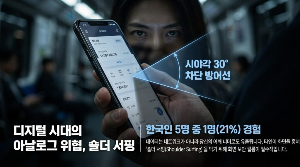 AI 시대 개인정보 유출, 한국은 이미 위험 신호: 숄더 서핑