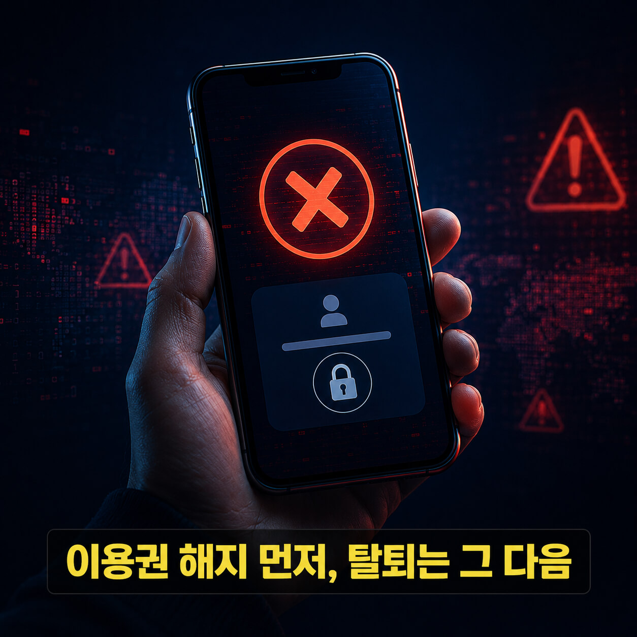 이용권 구독 해지 먼저, 탈퇴는 그 다음