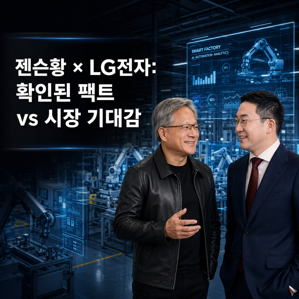 젠슨황 LG전자 협력 이슈: 확인된 팩트와 투자 판단 기준 총정리