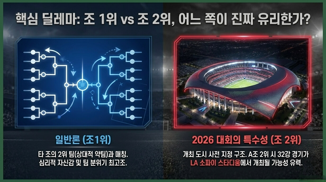 조 1위 vs 조 2위: 어느 쪽이 진짜 유리한가