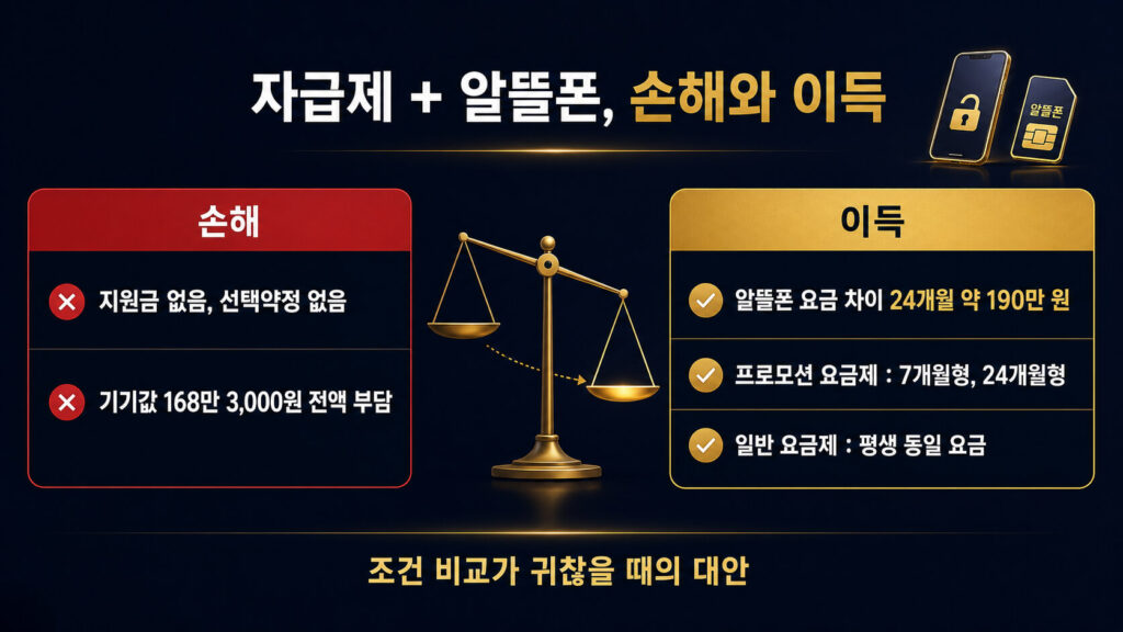 자급제와 알뜰폰 조합: 비교가 귀찮다면 이쪽이 답일 수도
