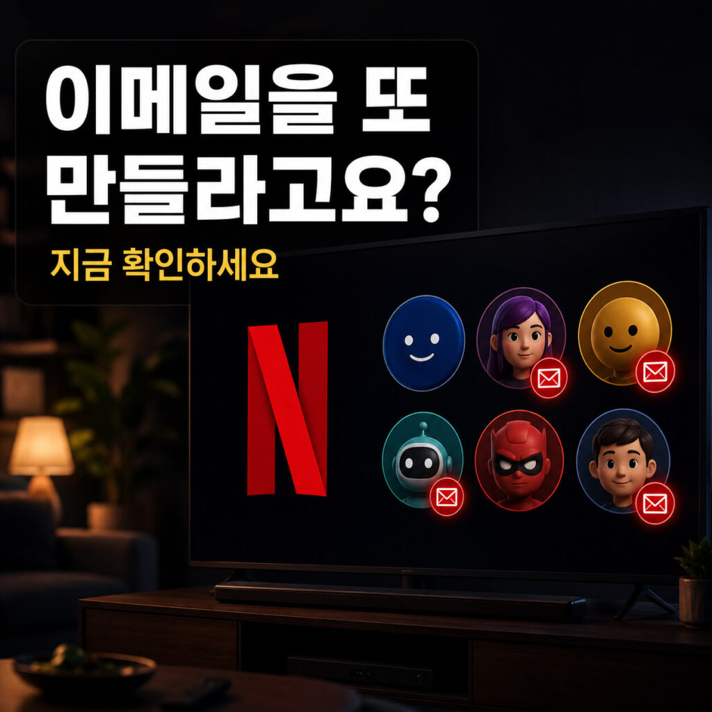 넷플릭스 프로필별 이메일 의무화 배경과 지메일 별칭으로 피하는 법