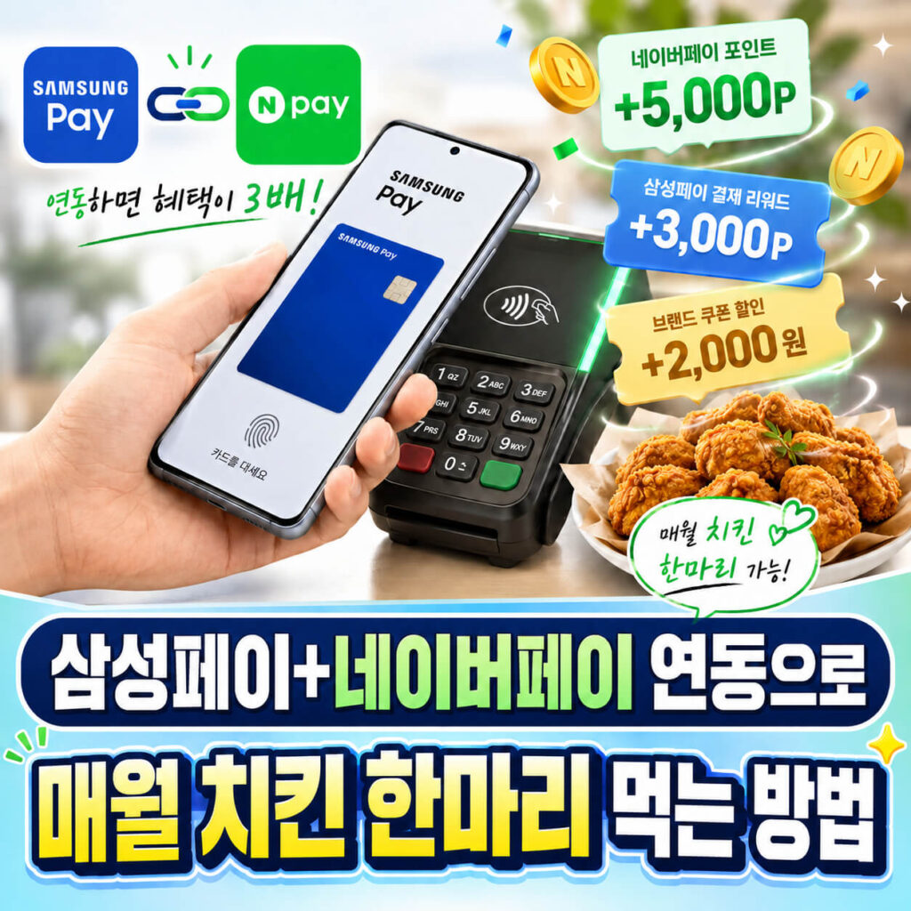 갤럭시 삼성페이 네이버페이 연동으로 카드 혜택 3배 받는 법